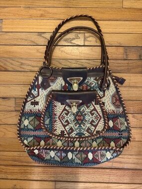 RAND handcrafted tapestry handbag purse